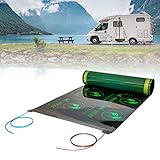 Mi-Heat Premium 0,8x3,25m Wohnwagenheizung | Heizsystem auf Wintercamping | 130W/m² robuste und effiziente Heizfolie inkl. T
