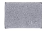 Joop! Badteppich Signature 60 x 90 cm Farbe Silber 100% Baumwolle Florhöhe 6 mm Form eckig edle Optik weich strapazierfähig Made in Portug