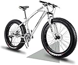 XUERUIGANG Erwachsene Mountainbikes, 20/24/26 Zoll Fettreifen Mountainbike, Dual-Federrahmen und Federungsgabel Alle Terrain-Mountainbike, 21 Geschwindigkeit Mehrere Farb
