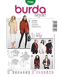 Burda Schnittmuster 7700 Jacke,Chaqueta Gr. 38-50