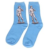 BriskyM SoxEra BerÜHmte Gemälde Gedruckte Wunderliche Socken Weltberühmtes Gemälde Mann socken Lady socken Herrlich süß Michael Jackson Marilyn Monroe Chaplin Häschen-Mädchen OPP (4)
