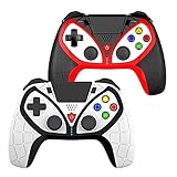 QEL Wireless Controller für Playstation 4, Controller mit Paddles,mit 4 Program mierbaren Tasten, Kopfhöreranschluss, Touchpad, hochpräzises Gyroskop ersetzen den Original-Controller,W