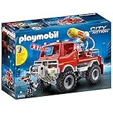 Playmobil City Action 9466 Feuerwehr-Truck mit Licht- und Soundeffekten, Ab 4 J