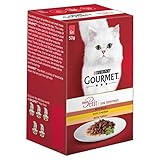 Gourmet Mon Petit Katzenfutter, Geflügel, 6 x 50 g