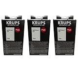 Krups Anticalc Kit* F054 Entkalker, Kalkreiniger, Kalkentferner, 3er Pack