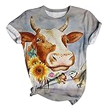 Pitashe Damen Tops Damen Criss Cross Bunt 3D Print Racerback Sport Weste Cami Top T-Shirt 3D Print Gothic mehrfache Träger Sleeveless Hemd Weste Trägershirts Bandagen Ärmellos Strappy Tank B