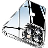 CASEKOO Crystal Clear Kompatibel für iPhone 13 Pro Max Hülle 2021, [Nie Vergilbung] [Unzerstörbarer Militärschutz] Stoßfeste Kratzfeste Schutzhülle DÜNN Transparente Handyhülle 6,7 Zoll- Durchsichtig