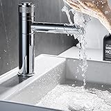 Yang Xin.Style Drehbarer Druckknopfhahn, Material Messing ,Waschtischarmaturen, mit Keramikkartusche | B