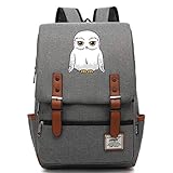 MMZ Jugend Leichter wasserdichter Eulenrucksack Harry Potter School of Witchcraft und Wizardry School Bag Unisex Geschenk M G