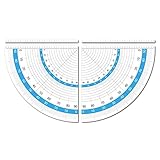 Geodreieck Aufkleber Set speziell für Kappsägen 30 cm selbstklebend als Zeichendreieck ideal für Handwerker-Werkbänke oder Patchworker und Schneider zum Winkel-M