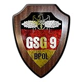 Copytec Wappenschild GSG 9 BPOL Grenzschutzgruppe Bundespolizei Tätigkeits-Abzeichen Wappen Elite Einheit Anti Terror Emblem #21316