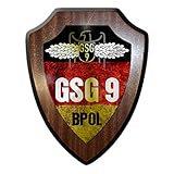 Copytec Wappenschild GSG 9 BPOL Grenzschutzgruppe Bundespolizei Tätigkeits-Abzeichen Wappen Elite Einheit Anti Terror Emblem #21316