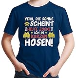 HARIZ - Gamer - Zocken In Kurzen Hosen - Geschenk 10 Jahre Junge - Jungen T-Shirt und Kinder T