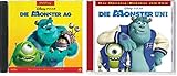2 CDs - Die Monster AG / Die Monster Uni - Die Original Hörspiel zum Film im Set - Deutsche Originalware [2 CDs]