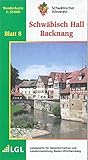 Schwäbisch Hall - Backnang: Wanderkarte 1:35.000 (Karte des Schwäbischen Albvereins, Band 8)