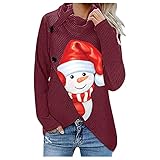 Weihnachten Damen Sommer Bluse Shirt Chiffon Damen nachtwäsche Damen Arbeit Bluse Pullover besonders nachtwäsche Damen schwarzer Pullover Damen sommerpullover Damen Pulli Damen Herb