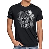 style3 Link Legend Herren T-Shirt, Größe:XXXL;Farbe:Schw