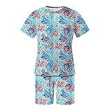Herrenbekleidung, 3D-Digitaldruck, leger, kurze Hose, Strandhose, Herren-Poloshirt, Rugby-Shirt, Patchwork-Top, Größe S-XXXXXXXL, Mint Green3, S