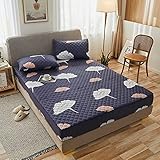 BAJIN Design Luxus Matratzenschoner | wie Spannbettlaken | Unterbett | Topper | Matratzen-Auflage auch für Boxspring und Wasserbetten geeignet,180x200+10