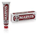 MARVIS® Cinnamon Mint 85 ml I Zahncreme mit der exotischen Süße von Zimt I entfernt Plaque und hartnäckige Beläg