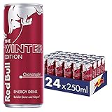 Red Bull Energy Drink Winter Edition Granatapfel - 24er Palette Dosen Getränke, EINWEG (24 x 250 ml)