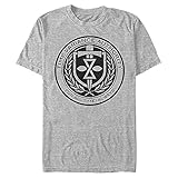 Marvel Men's TVA Front Chest T-Shirt Heather Grey 3XL Offizielle lizenzierte W