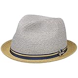 Stetson Garlento Toyo Player Hut Sommerhut Sonnenhut Strandhut Herren - mit Ripsband Frühling-Sommer - M (56-57 cm) gelb