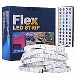 ESO 5m 5050 SMD 150 leds RGB LED Strip Streifen Licht Set + 44 Key Fernbedienung + Netzteil 12V