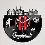 Gravinci Schallplatten-Wanduhr Ingolstadt F