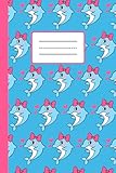 Süßes Delfin Notizbuch: Kariertes Notizheft als Tagebuch oder Journal verwendbar | Für Schule Arbeit Uni | Für Delfine F