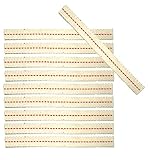 petroleumlaterne.com 10x Docht für Feuerhand Sturmlaterne, passgenau, 12,5 mm breit, Reine Baumwolle, 120 mm lang, Made in Germany