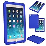 TECHGEAR Schutzhülle für iPad Mini 1 2 3, [Kinderfreundlich] Leichtes Koffer Silikon Soft Shell Anti-Rutsch-Shockproof verstärkte Ecken + Displayschutzfolie. hülle für iPad Mini 3 2 1 - B