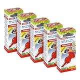 tesa Kleberoller permanent Nachfüllkassette im 5er Pack - Extra stark - Refill für den tesa Kleberoller - je 14 m x 8,4 mm - Multipack mit 5