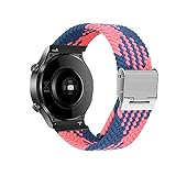 Niboow 22mm Solo Loop Armband Kompatibel mit Huawei Watch 3, Ersatzband für Huawei Watch 3 Pro/Huawei Watch GT 2 46 mm/Huawei Watch GT 2e/Huawei GT2 Pro/Honor GS Pro/Huawei Watch GT/Classic-B
