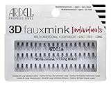 Ardell 3D Faux Mink Individuals, Einzelwimpern aus Kunsthaaren, cruelty-free und vegan (Long)