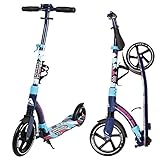 Apollo Scooter - Hurricane City-Scooter, 230mm Giant XXL Wheel mit Federung, City-Roller klappbar und höhenverstellbar, Kickscooter für Erw