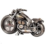Gearmax® Motorrad Style Studenten Alarm Clock Tisch Schreibtisch Time Clock Cool Motorrad Modell Motorradmodell kreative Handwerk Geschenk (Vier Designs, zufällige Lieferung)