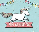 Perleberg Midi-Card - Einhorn, Klammer - 6,5 x 8,0 cm 7350005-2