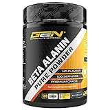 Beta Alanin - 500 g reines Pulver ohne Zusätze - +99% Reinheit - 100% Beta Alanine Aminosäure - Laborgeprüft - Vegan - German Elite N