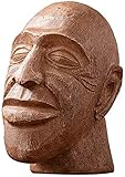 Statue Holzfiguren Avatar Skulptur Dekorationen Ornamente Nachahmung Abstraktion Weiche geladene Harzhandwerk 26 * 16 cm Skulpturen (Color : A)