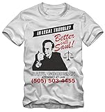 T-Shirt/Shirt Breaking Bad Better Call Saul Saul Goodman Tv Series White-XL