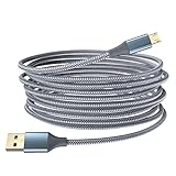 Micro USB Kabel 5M,Langes Android Micro Handy Ladekabel Nylon USB A auf Micro Kabel,für Samsung S7/S6/S5,PS4 Controller,Kindle Fire,Fire HD-Tablet,Xbox,Nexus,Sony,