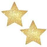 Neva Nude Nipztix Brustwarzenaufkleber, traditionelles Glitzer, medizinischer Kleber, wasserdicht, hergestellt in den USA - Silber - Einheitsgröß