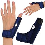 Arthritis-Daumenschiene, Stützbandage, Schmerzen, Verstauchungen, Arthritis, Karpaltunnel-Tunnel-Trigger, Daumen-Wegfahrsperre, Handgelenkschlaufe für linke und rechte Hand, Daumenschiene, 1 Stück