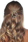 Damen Haarclip Haarspange Haarklemme Fibel Kreise Kringel im Ethno-S