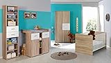 Babyzimmer Kinderzimmer komplett Set Komplettset ELISA 2 in Eiche Sonoma Weiß