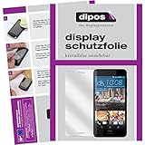 dipos I 2X Schutzfolie klar kompatibel mit HTC Desire 728G Folie Display