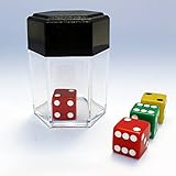 ProTriXX New DICE Bomb Plus, Zaubertrick Würfel verwandelt Sich in viele Mini-Würfel, in Salz oder ändert die Farbe, Zaubertricks für Anfänger, Zauberartikel und deutschsprachige Anleitung
