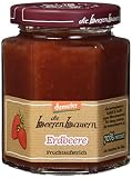 Die beeren bauern Bio Konfitüre Erdbeere, 6er Pack (6 x 200 g)