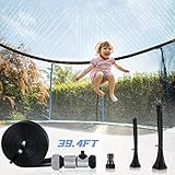 AGPTEK 39 ft Trampolin Sprinkler für Kinder Outdoor Spray Wasserpark Spaß Sommer Outdoor Wasserspiele Spielzeug Sprinkler Hinterhof Wasserpark für Jungen M